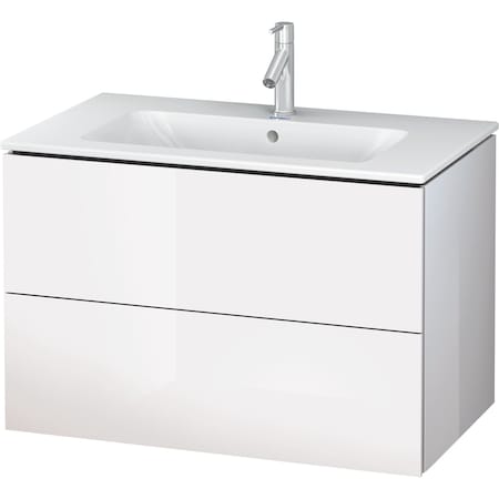 Duravit L-Cube Vanity Unit F. Me 2 Drawers 550X620X481mm White High Gloss LC624108585
